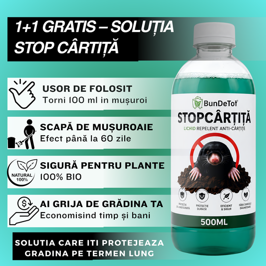 ⚡ STOP CARTITA | Repelent Lichid Ultra-Concentrat | 500ml