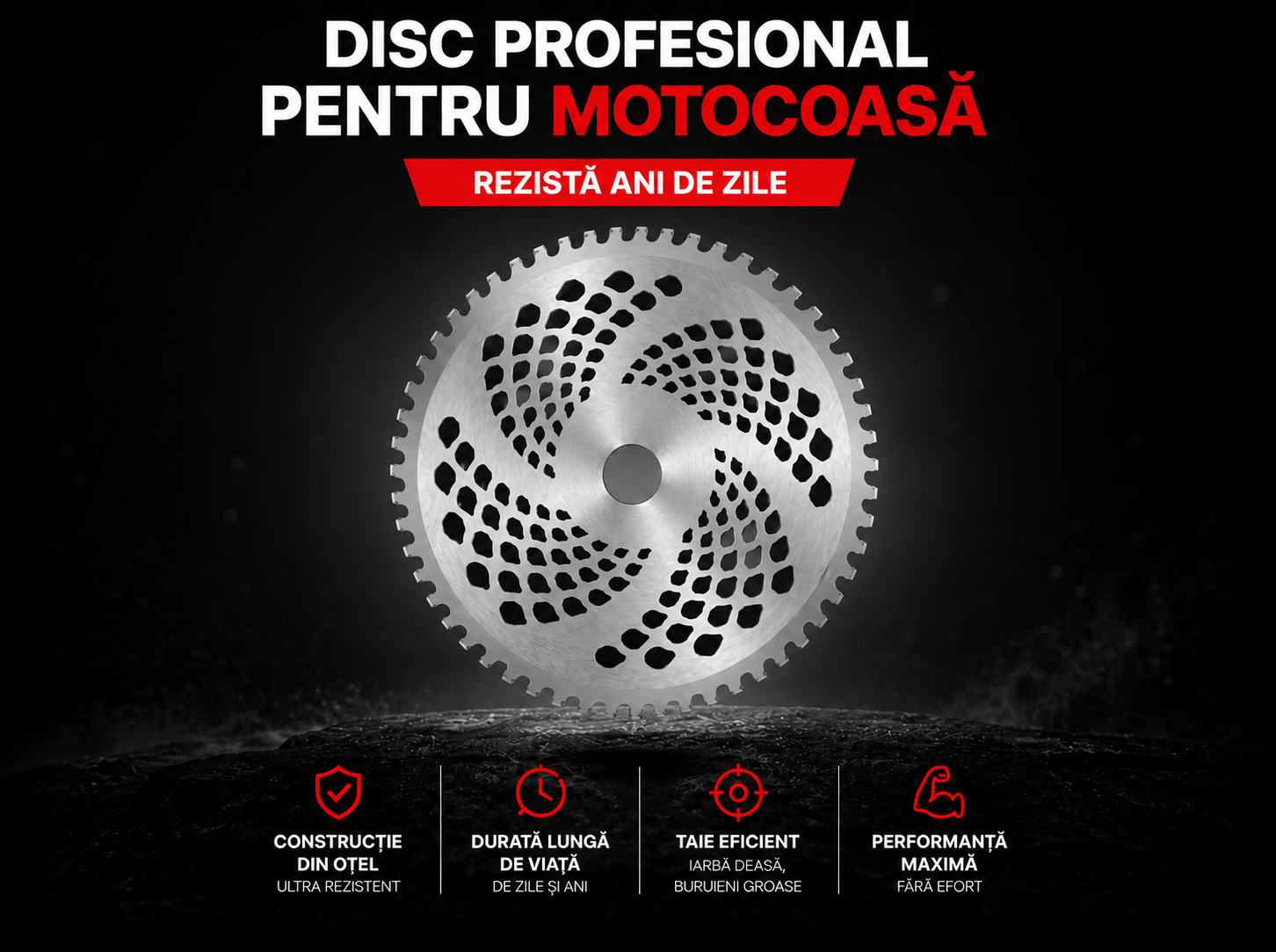 DISC PROFESIONAL PENTRU MOTOCOASA⚡️