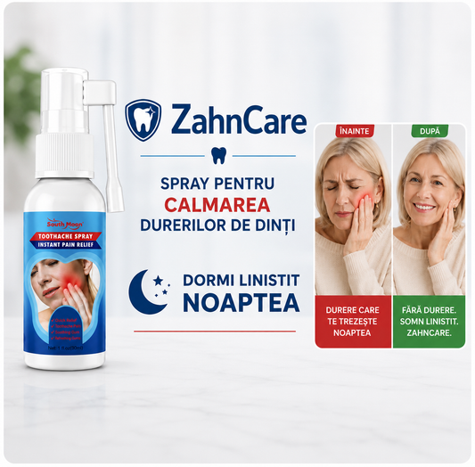 🇩🇪 ZahnCare - SPRAY PENTRU CALMAREA DURERII DINTILOR